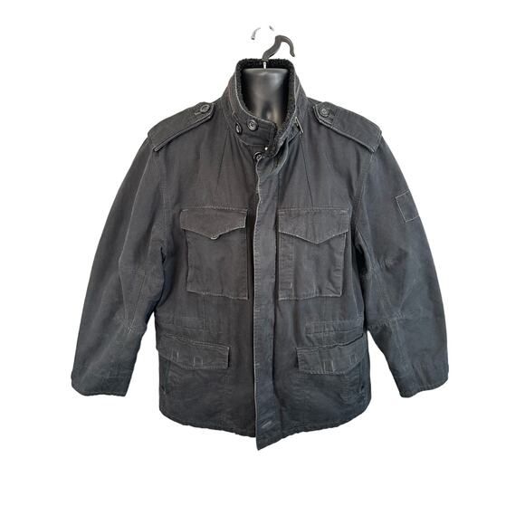 GAP Other - Gap 1969 Men's Jacket Flyers Alpine Standard Issue Military Jacket Black Sz Lrg